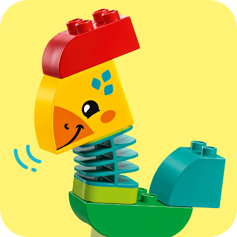 Đồ Chơi Lắp Ráp Tàu Lửa Động Vật LEGO DUPLO 10412 (19 chi tiết)