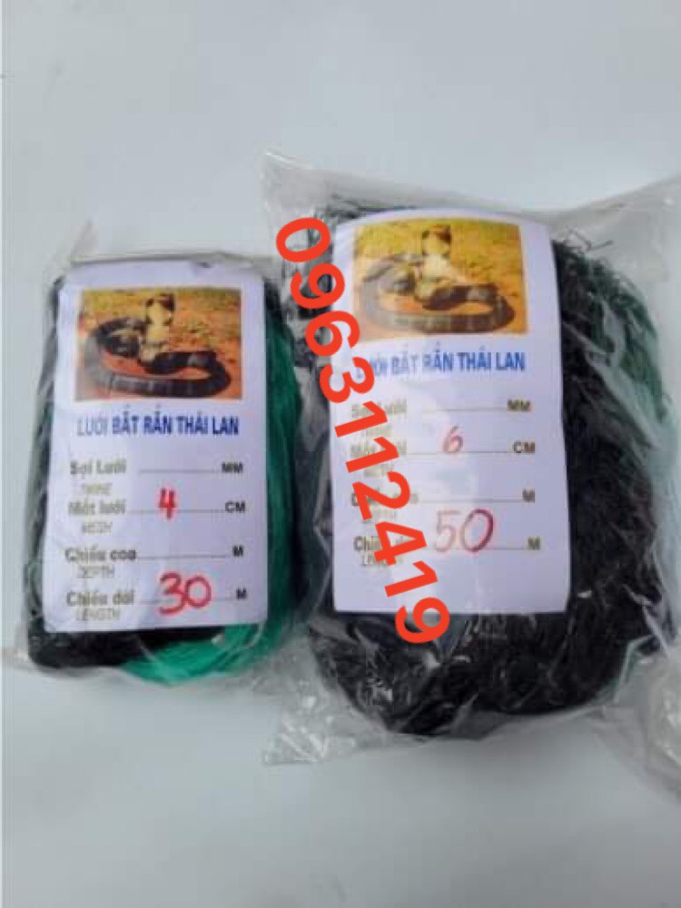 10 mét lưới bẫy rắn mắt lỗ 4 phân đã nhuộm màu tàng hình, Lưới bẫy rắn thái lan cao 50cm