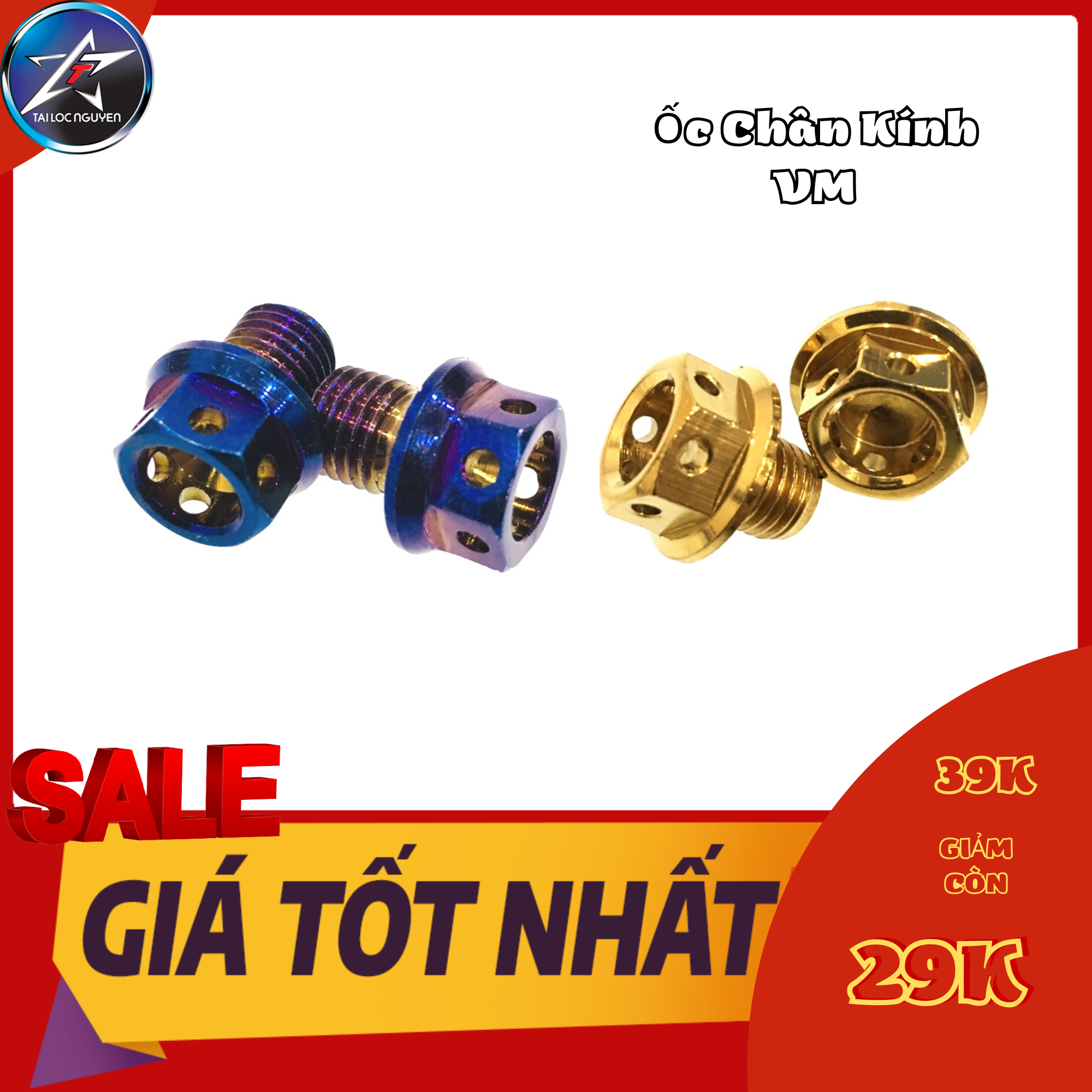 [HCM] [SALE] ỐC VƯƠNG MIỆN CHÂN KÍNH REN NGƯỢC/THUẬN HÀNG XỊN
