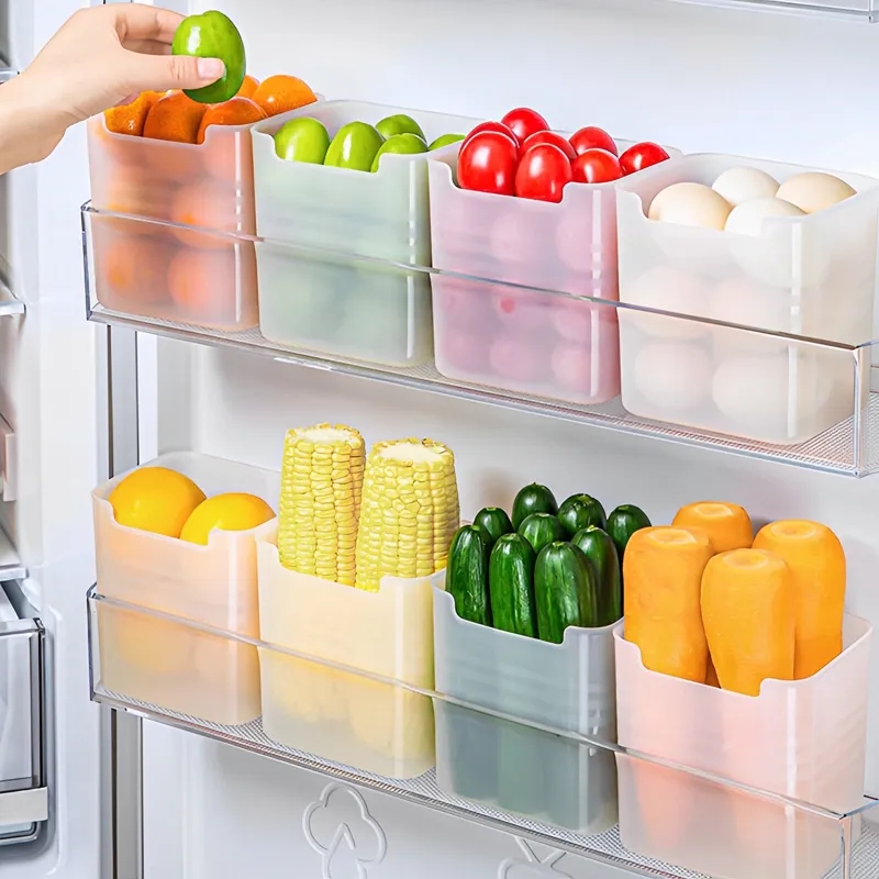 Tủ lạnh cửa bên lưu trữ hộp thực phẩm rau quả trứng tươi Túi đựng đồ có quai xách hộ gia đình hộp đựng tủ lạnh nhà bếp