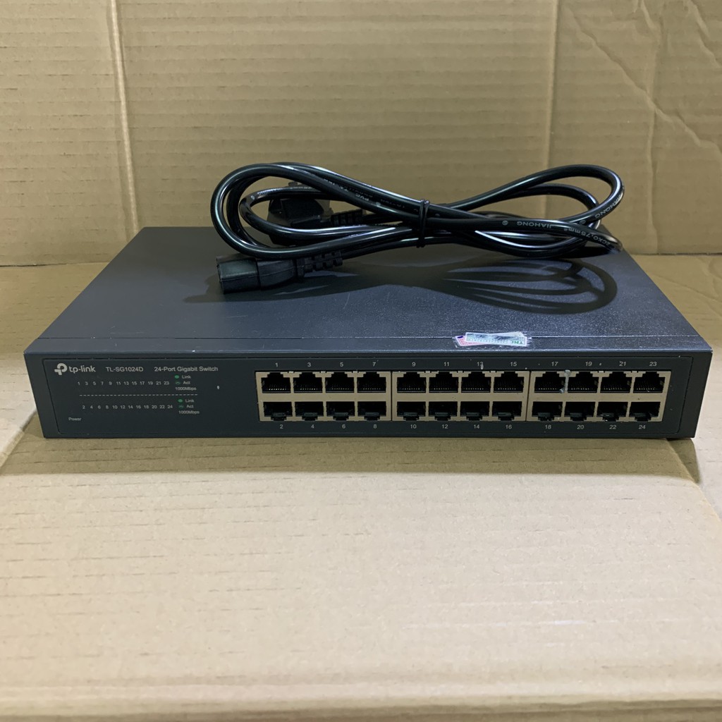 Switch TP-Link TL-SG1024D (24Port 10/100/1000Mbps - Vỏ kim loại)
