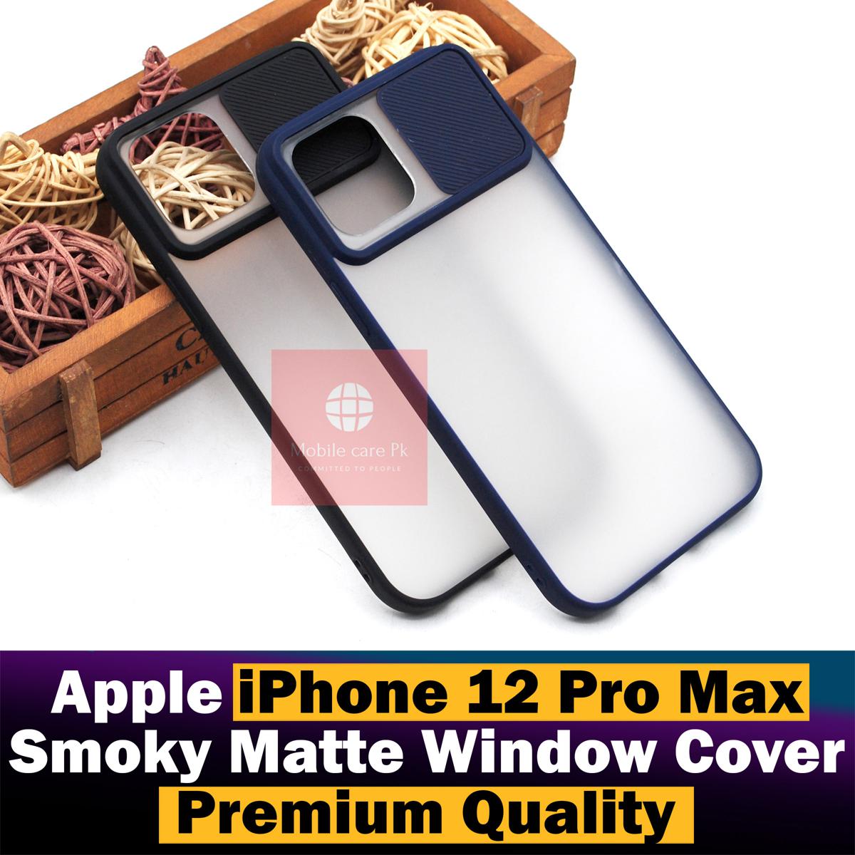 Apple iPhone 12 Pro Max Back Cover Smoky Matte Window Shutter iPhone 12 Pro Max Case For Boys