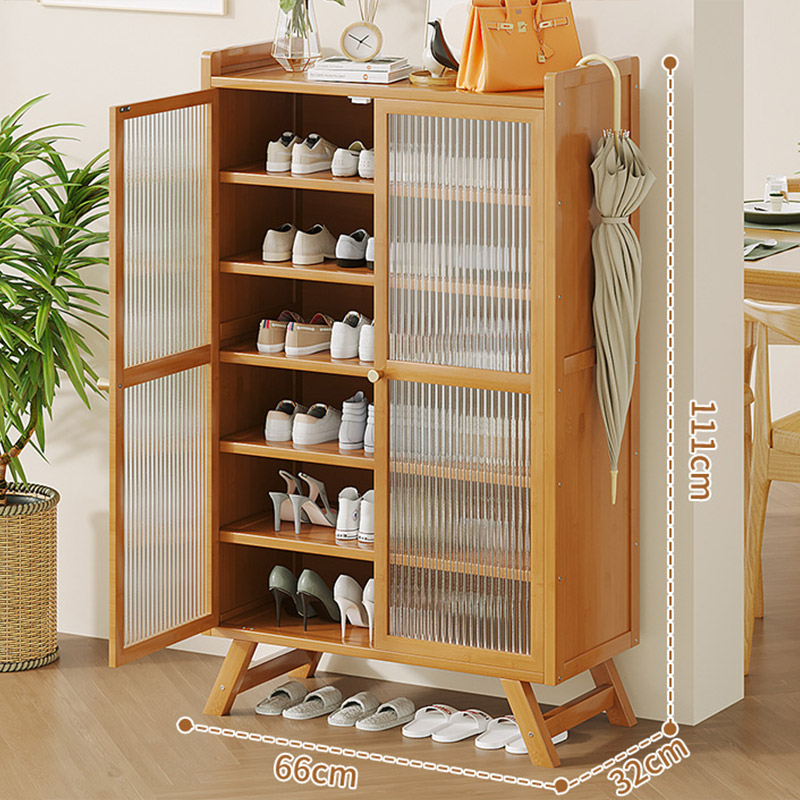 Shoe rack is really bamboo. Door shoe cabinet shoe rack shoe rack shoe rack wooden cabinet wooden shelf wooden shoe rack shoe storage rack bamboo shoe cabinet solid wood shoe cabinet large capacity shoe cabinet solid bamboo solid wood.