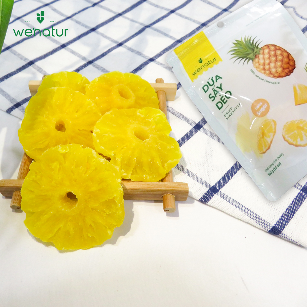 [Thơm Ngon] Dứa Sấy Dẻo Tự Nhiên We'natur 100g