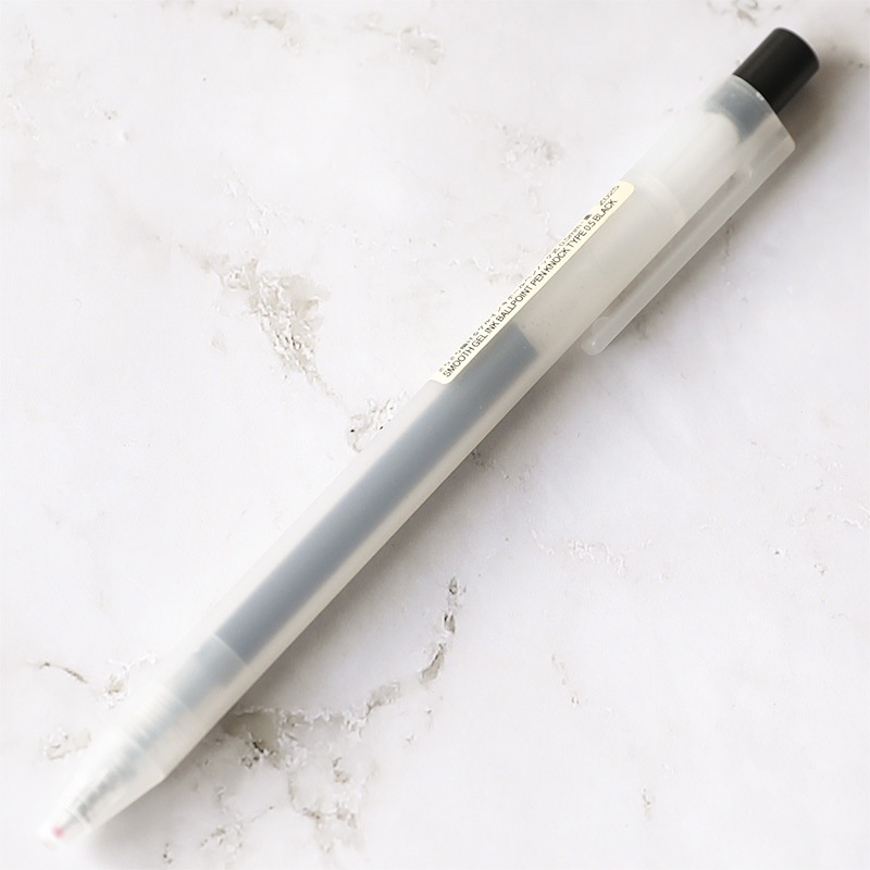 (267) Bút Bi Bấm MUJI Mực Gel Mẫu Mới