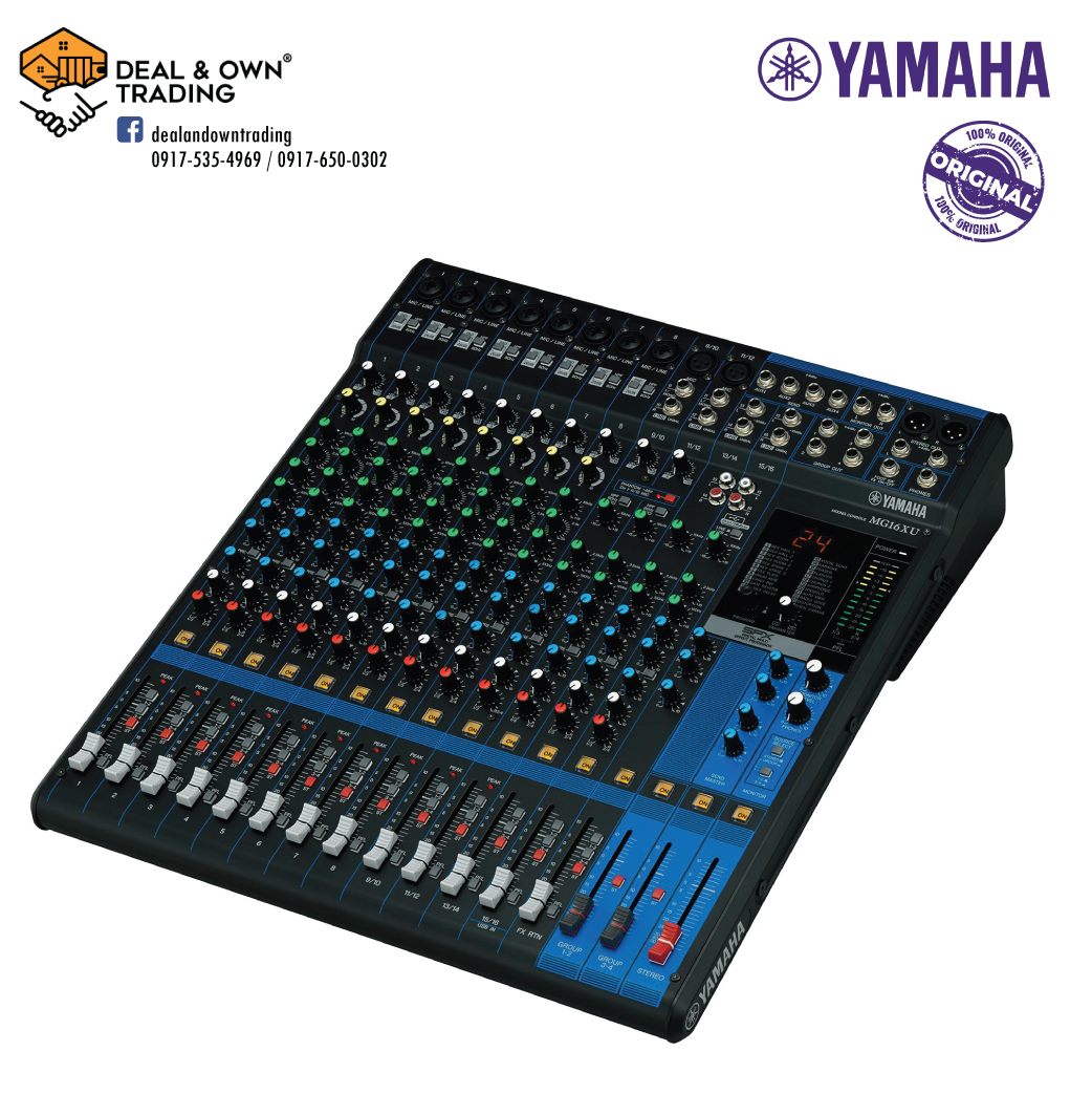Original Yamaha MG16XU 16channel Mixer with USB and Effects Lazada PH