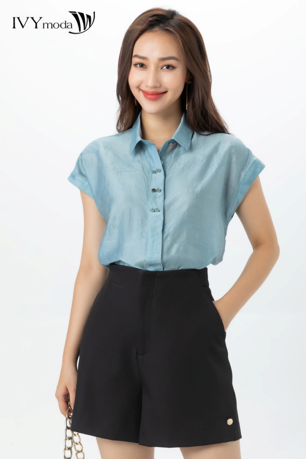 Quần sooc lật viền IVY moda MS 20M7467