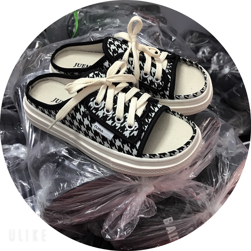 Giày sục thể thao HỞ Mũi  phong cách Hàn quốc ảnh thật ( Xã Tồn Kho)