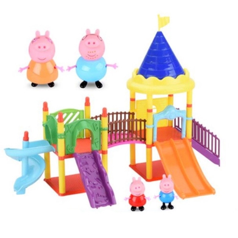 Bộ đồ chơi mô hình gia đình heo peppa xinh xắn dành cho các bé