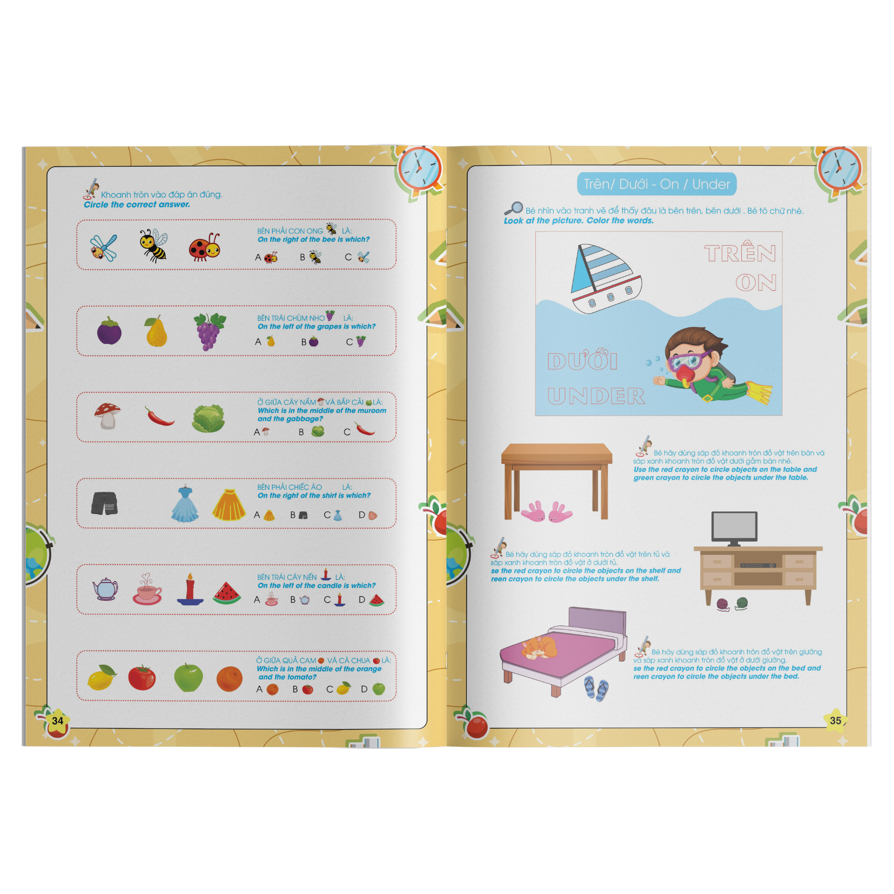 Toán Tư Duy - Beginning Creative Math (Dành Cho Bé 4-6 Tuổi Song Ngữ Việt Anh)