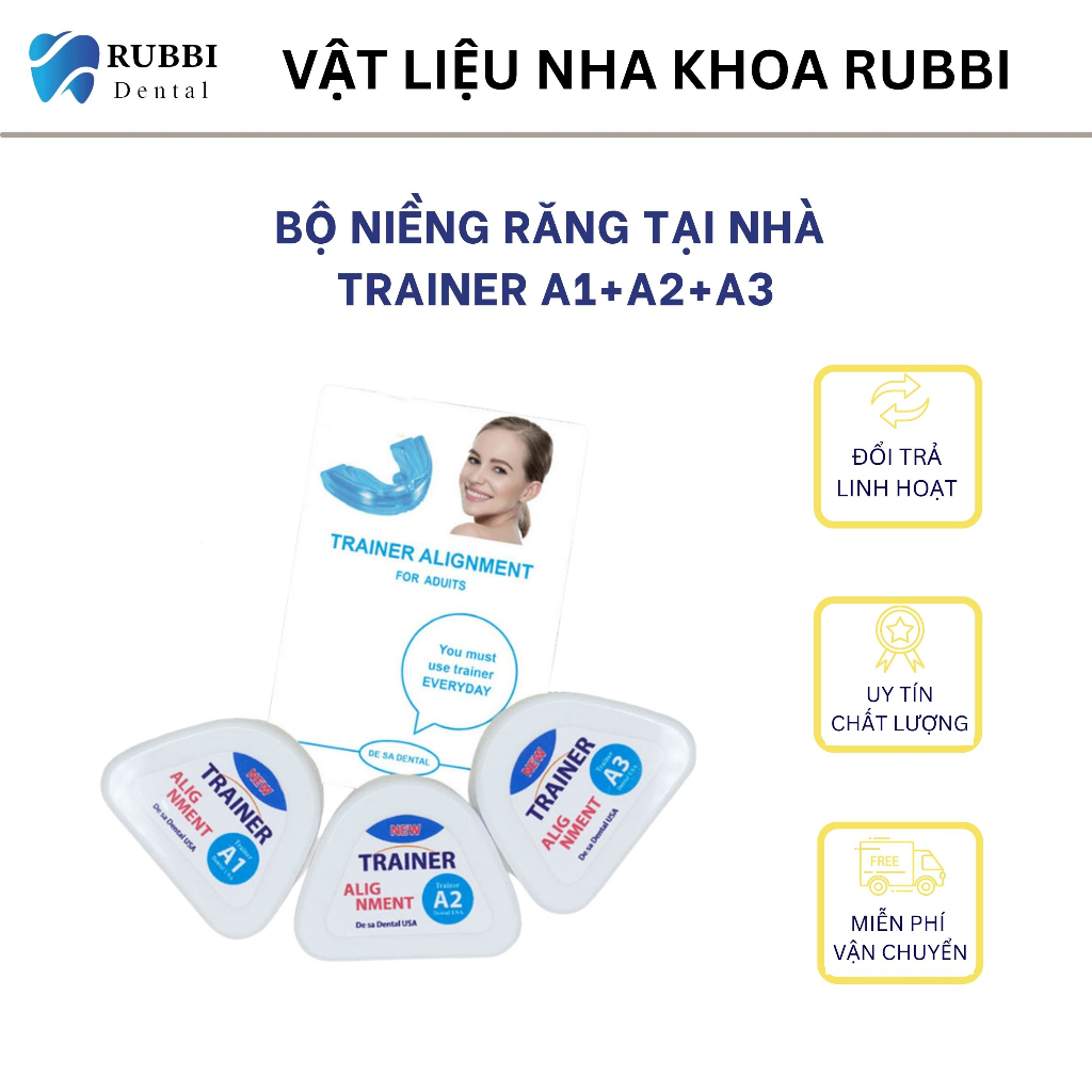 Niềng răng tại nhà niềng răng trong suốt khay chuyên dụng trainer chỉnh nha