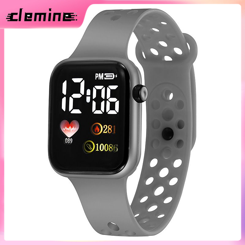 Clemine Đồng Hồ Thông Minh với Chức Năng Theo Dõi Nhịp Tim và Đếm Bước Đi Cho Người Yêu Thể Thao