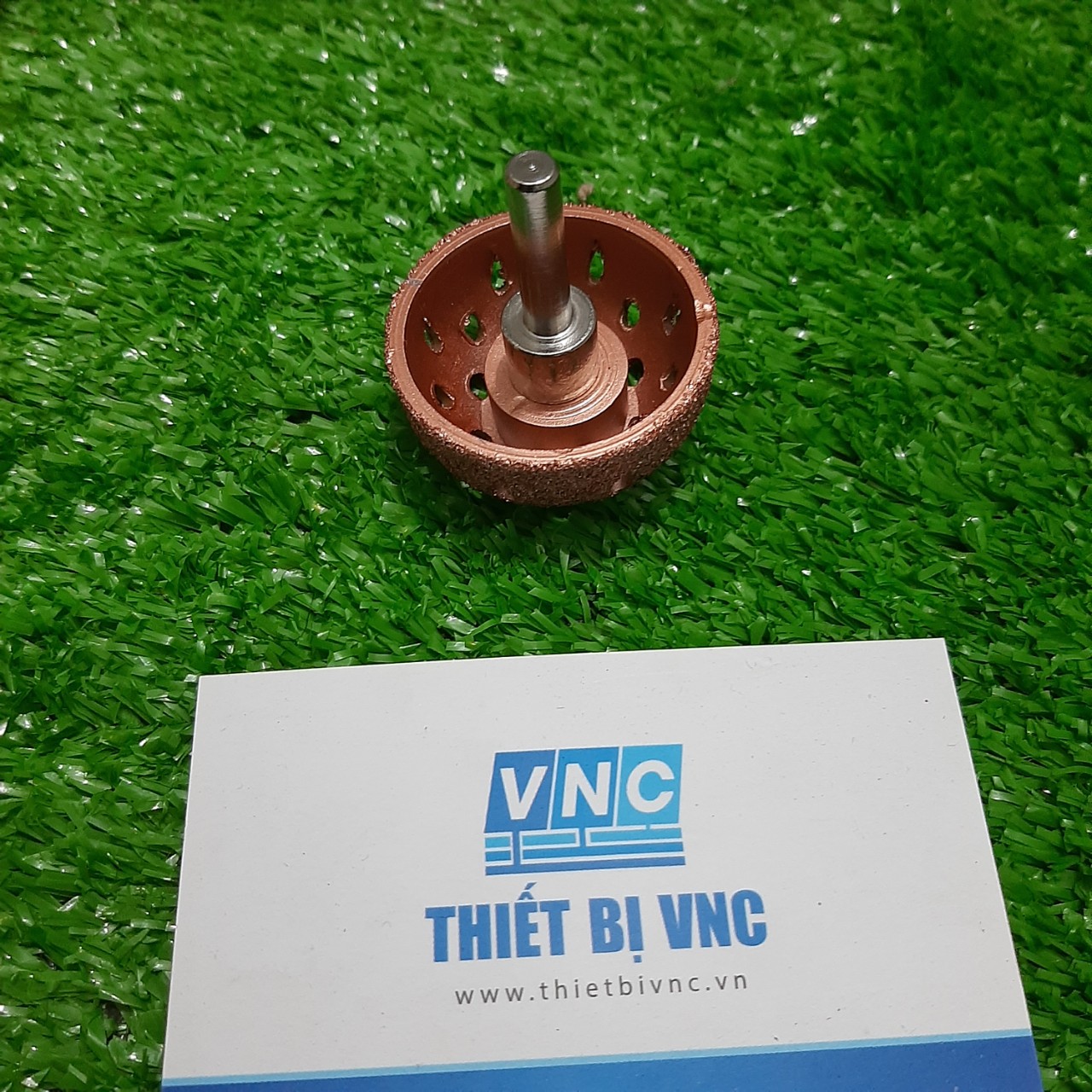 Đá mài phá mài vá săm lốp ô tô, đầu nấm 38mm, cốt tròn gắn máy 6mm