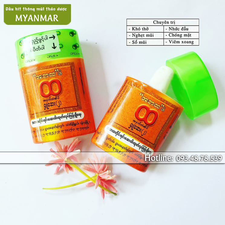 Dầu hít Miến Điện Myanmar hsd 6/2027