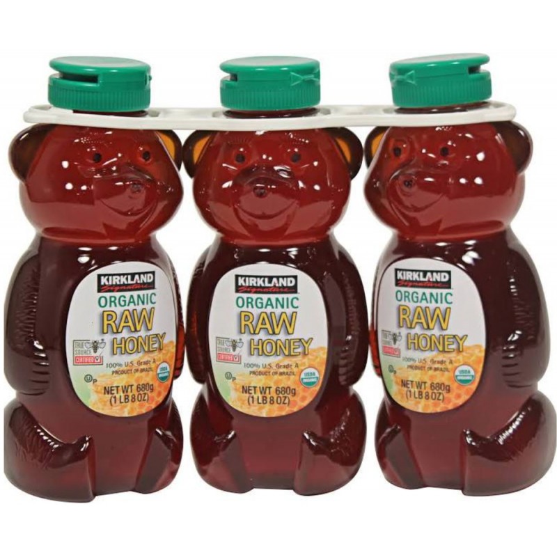 Date 12/2025 combo 3 chai mật ong hữu cơ kirkland mỹ 680g x 3 chai