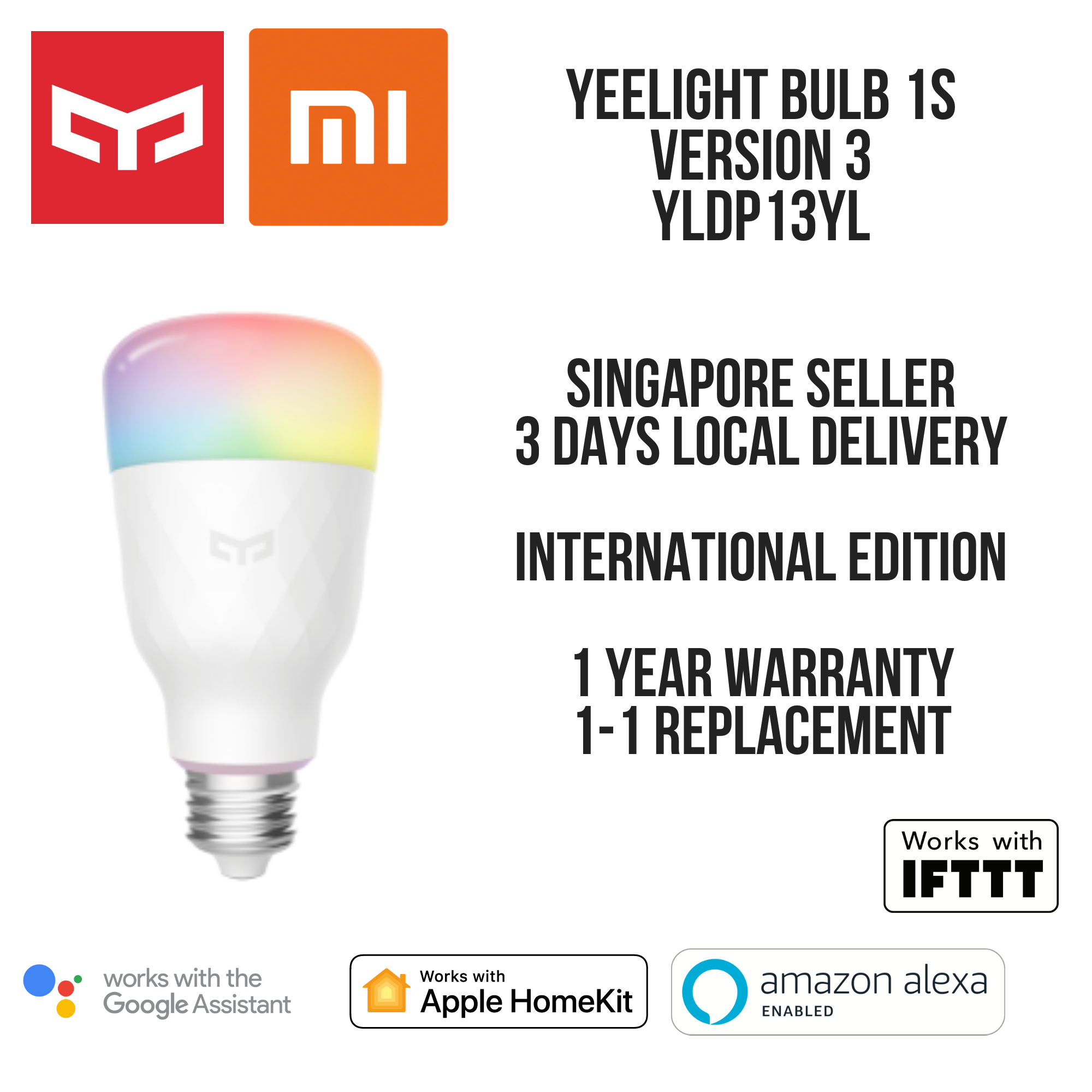 yeelight led google home