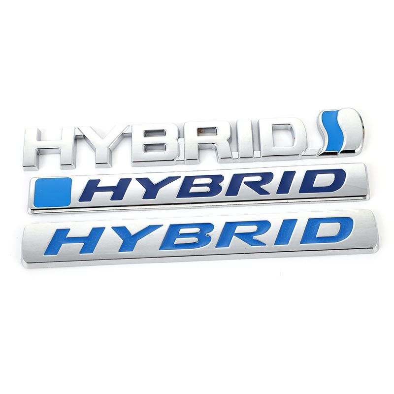 Ibrida Sticker 【Exclusive Offer】3D Metal HYBRID Car Sticker Emblem Badge for Hybrid ...