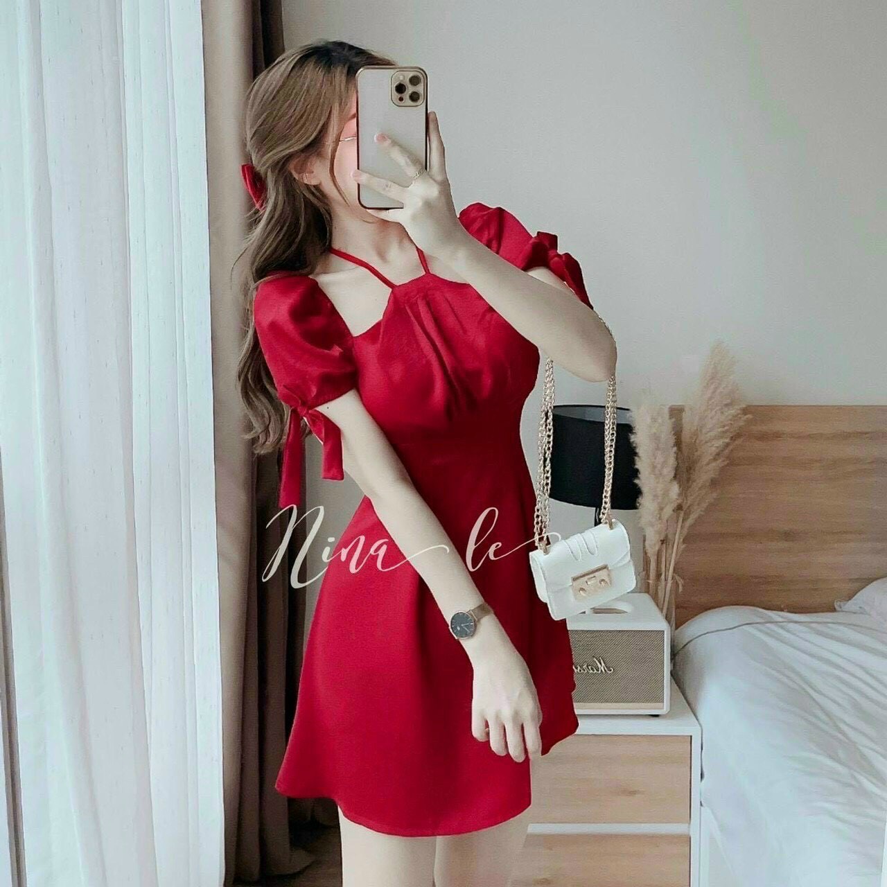 Đầm tiểu thư cổ thiết kế thời trang cực đẹp
