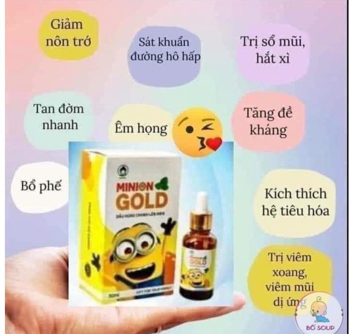 Tinh dau hung chanh MINION GOLD