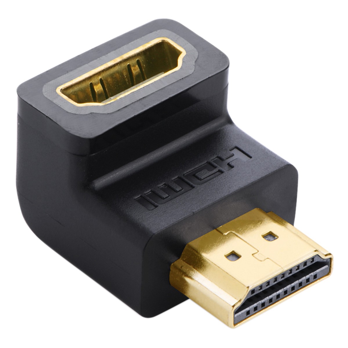 Đầu nối HDMI vuông góc 90 độ Ugreen 20109 (bẻ xuống) Chính Hãng