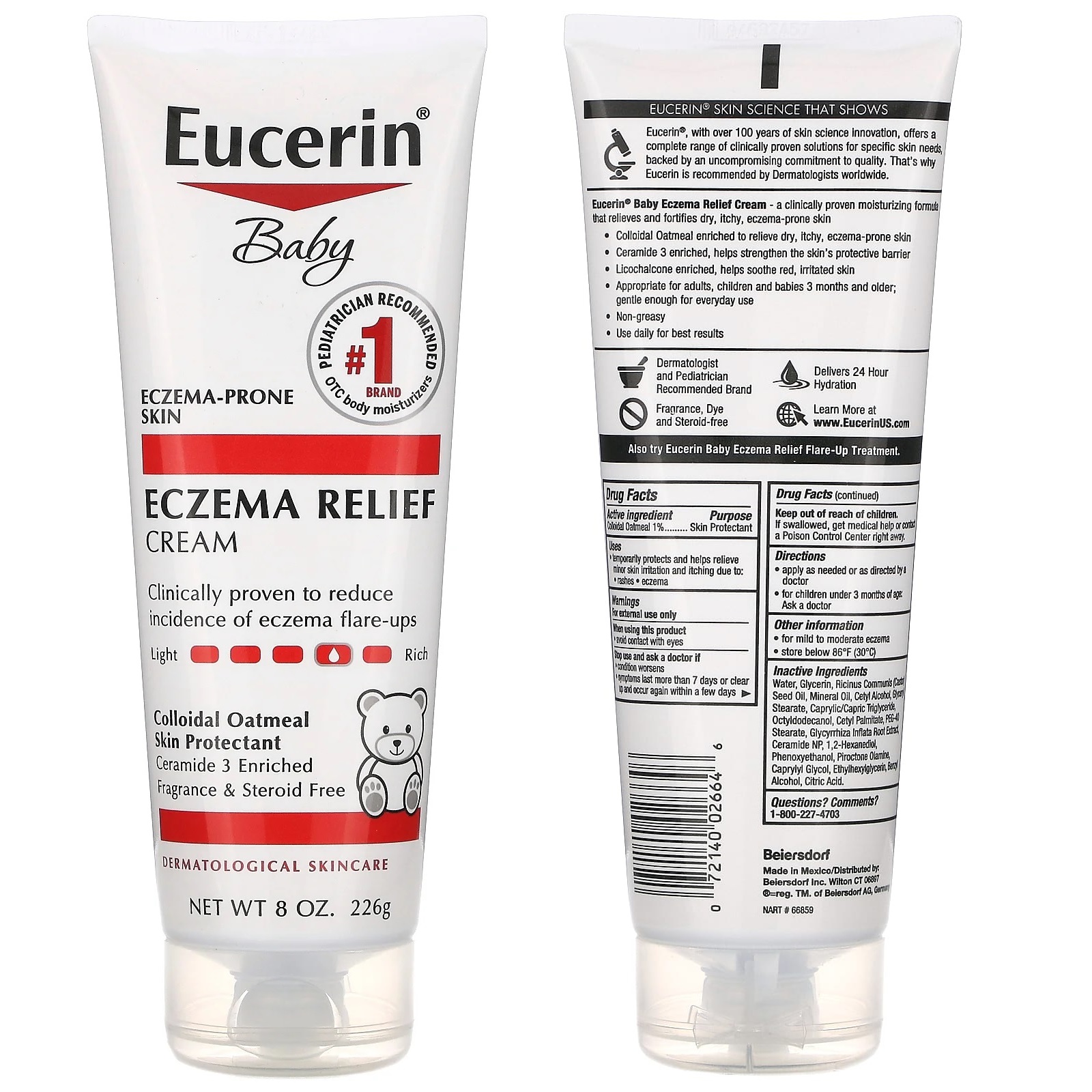 [PREORDER] BABY ECZEMA RELIEF CREAM 226G BY EUCERIN CHILDREN BALM