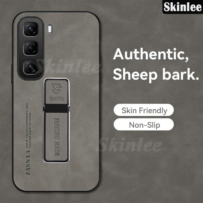 Phone case For infinix Hot 50 / 50 Pro / 50 Pro Plus Case Back cover Fluff Hard Cortex Plush Cover with Soft Frame Anti-knock stand Holder For infinix Hot 50 Pro+ Cover cases.