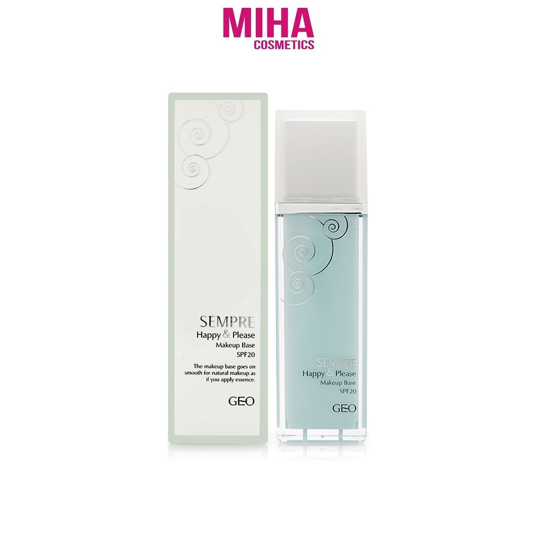 Kem Lót GEO LAMY Sempre Happy & Please Make Up Base 40ml Hàn Quốc