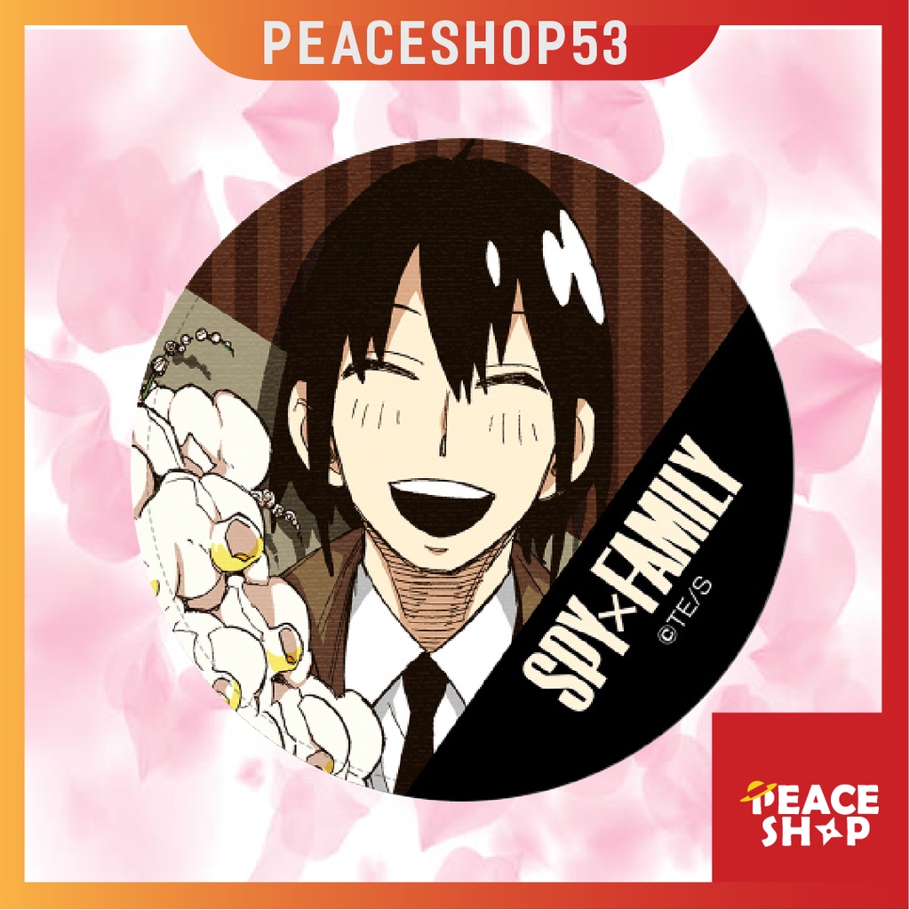 Huy hiệu Spy x Family Lấp Lánh Huy Hiệu Anime Spy x Family Phụ Kiện Anime Manga Ver 2 HH06