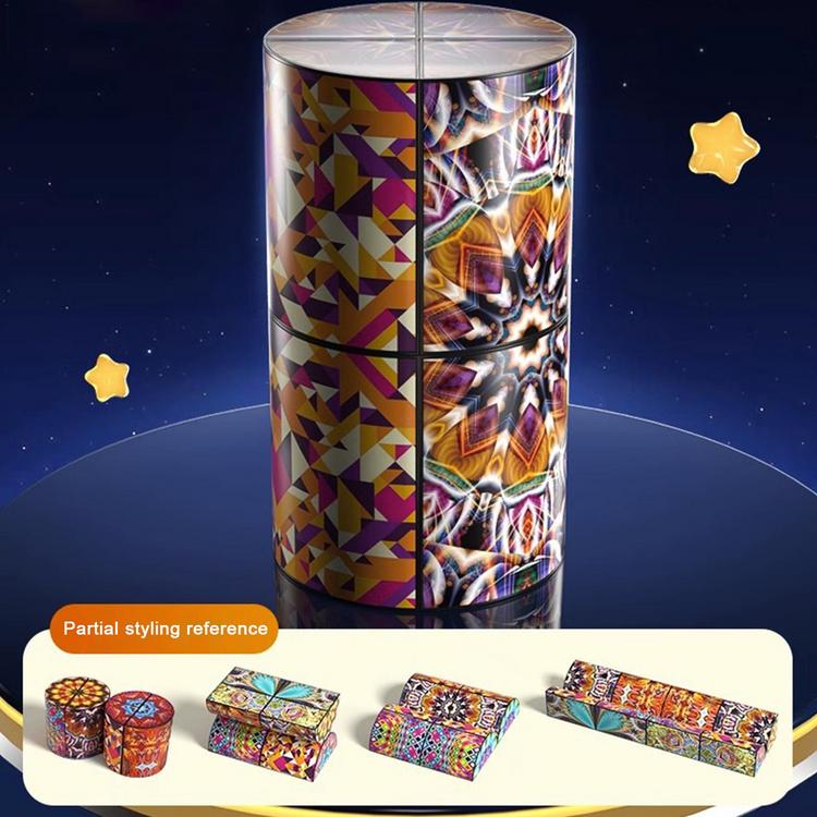 Magic Cube Shape Shifting Magic Fidget Cubes Puzzle Portable Shape Shifting Cube Fidget Cube Sensory Toys for Kids typical