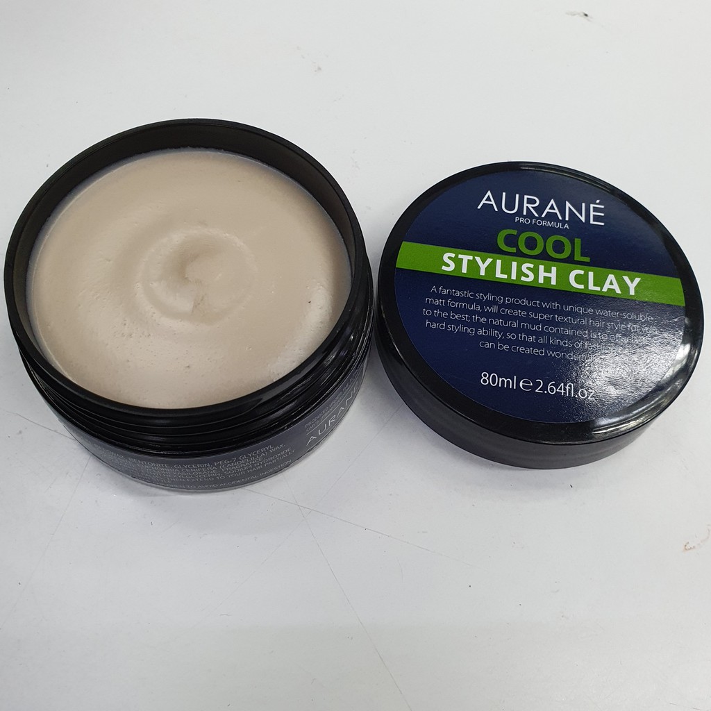 (AURANÉ - Có Video) WAX TẠO KIỂU TÓC CỨNG AURANE COOL STYLISH CLAY 80ML