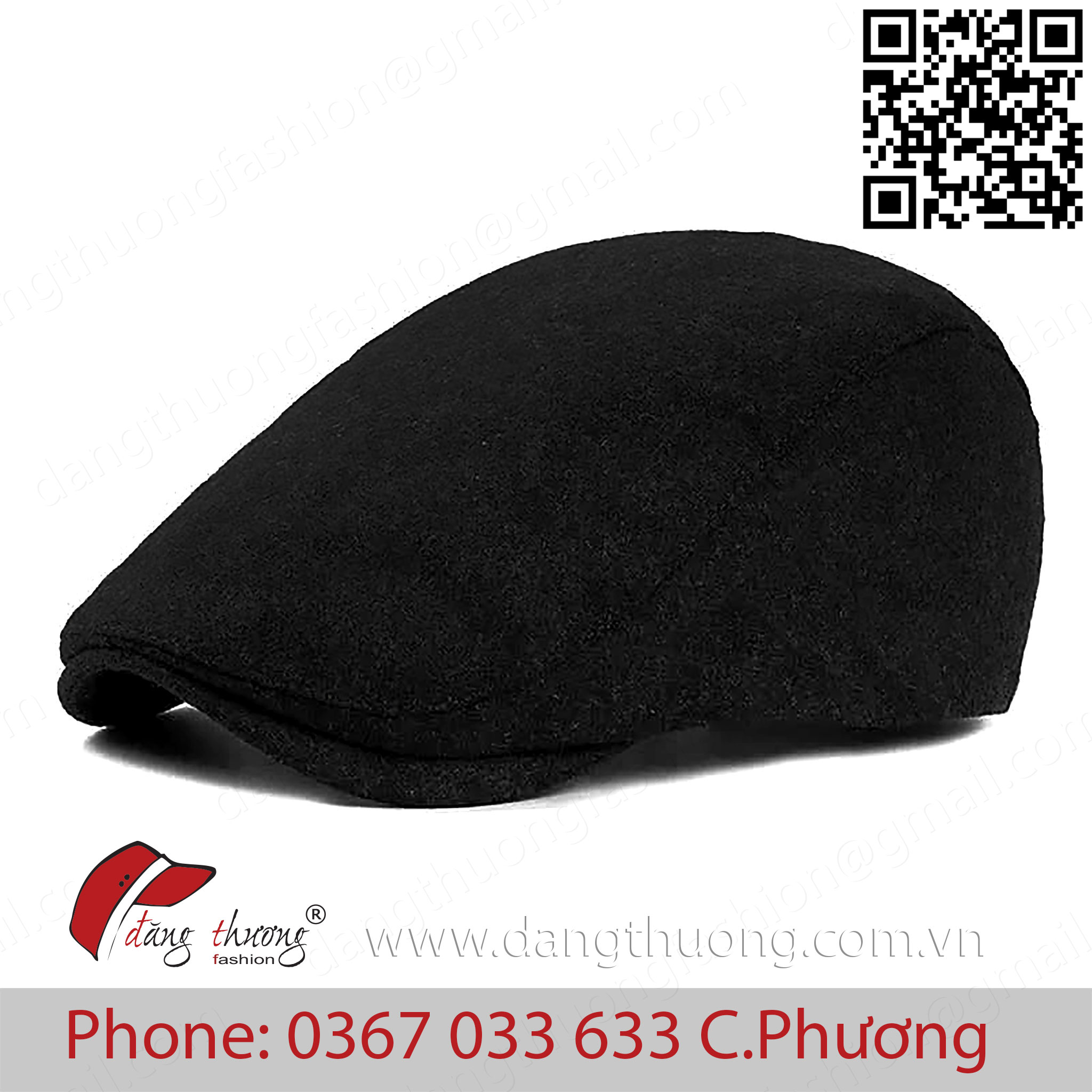 Mũ nón nồi nam Dạ/ Nỉ bere beret phong cách thời trang