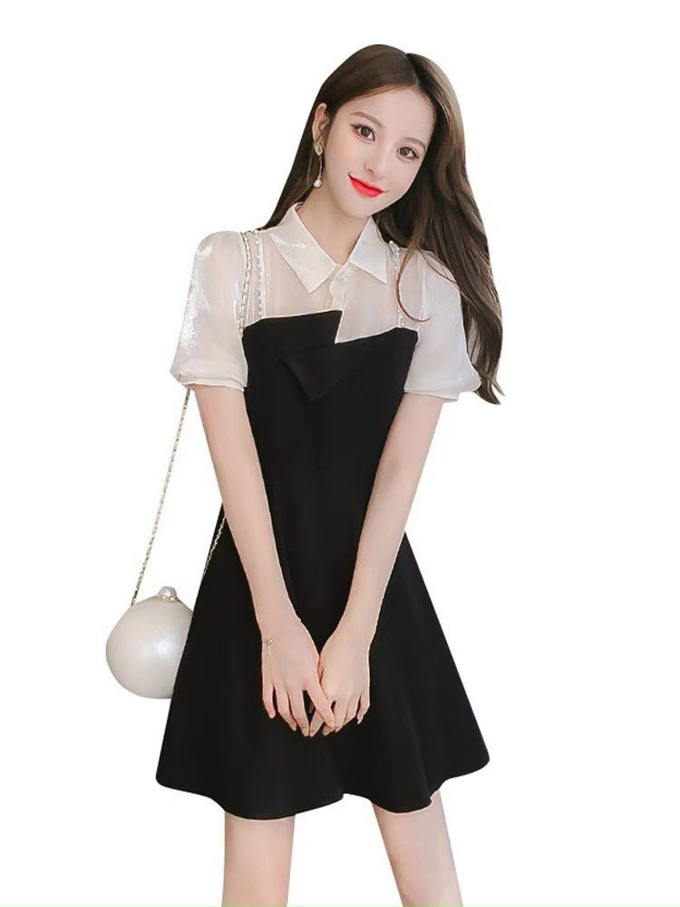 ĐẦM XÒE DỰ TIỆC TIỂU THƯ PHỐI CỔ SƠ MI SIÊU DỄ THƯƠNG