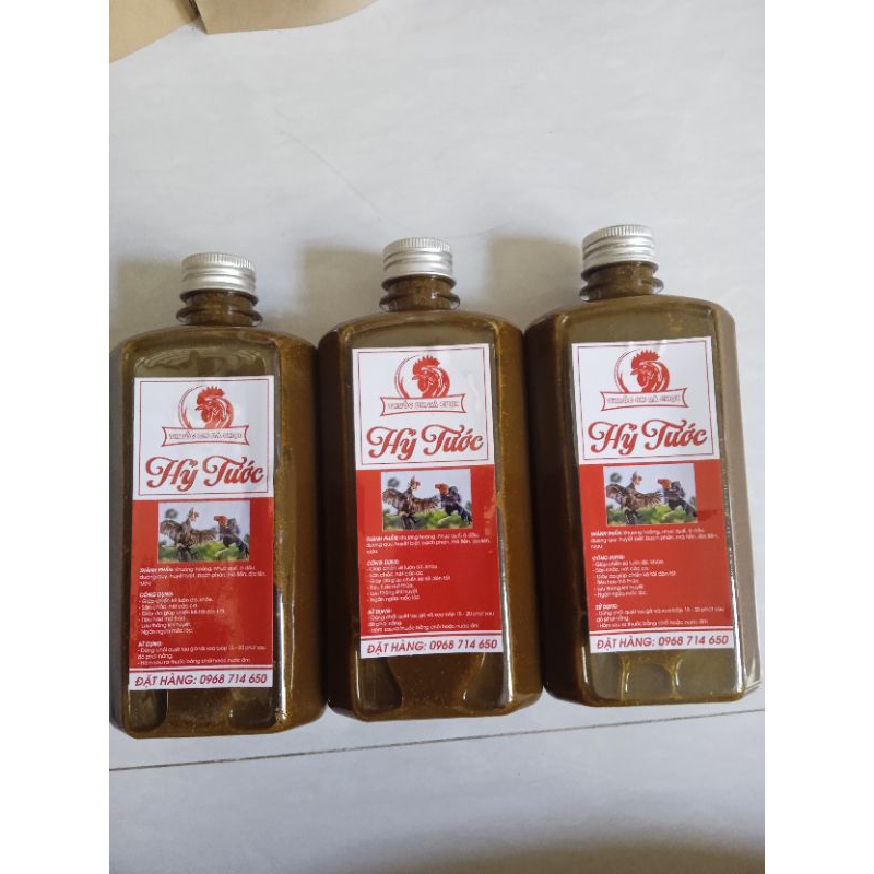 Chai om 500ml cho gà chọi,gà đá, gà đòn