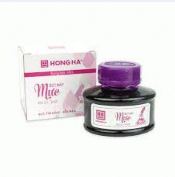 Mực bút máy Hồng Hà/ Mực bơm ( Tím, Xanh, Đen, Đỏ)