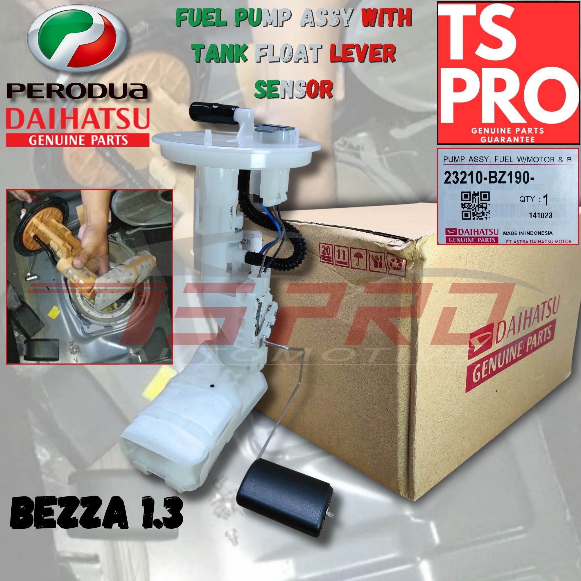 Perodua Bezza 1.3 Genuine Fuel Pump Assy With Tank Float Lever Sensor