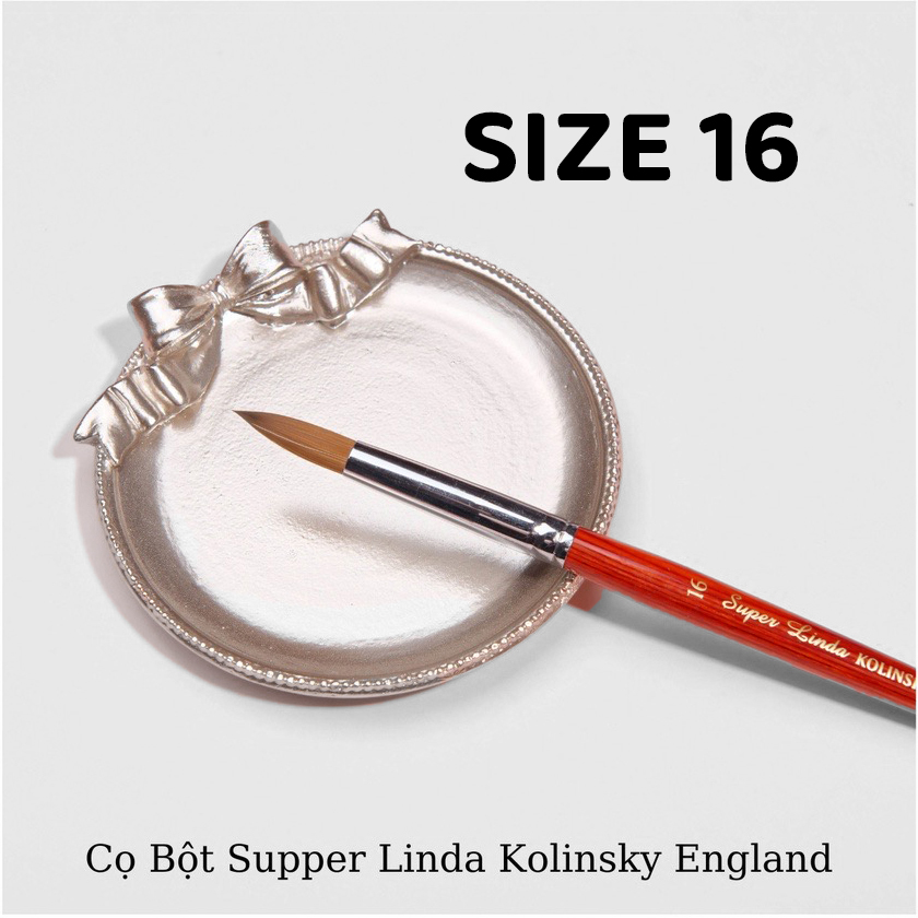 Cọ đắp bột Super Linda Kolinsky England