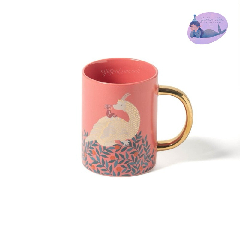 [Authentic] STARBUCKS CỐC MUG 16OZ (473ML) RESTING DRAGON AND ITS KEEPER