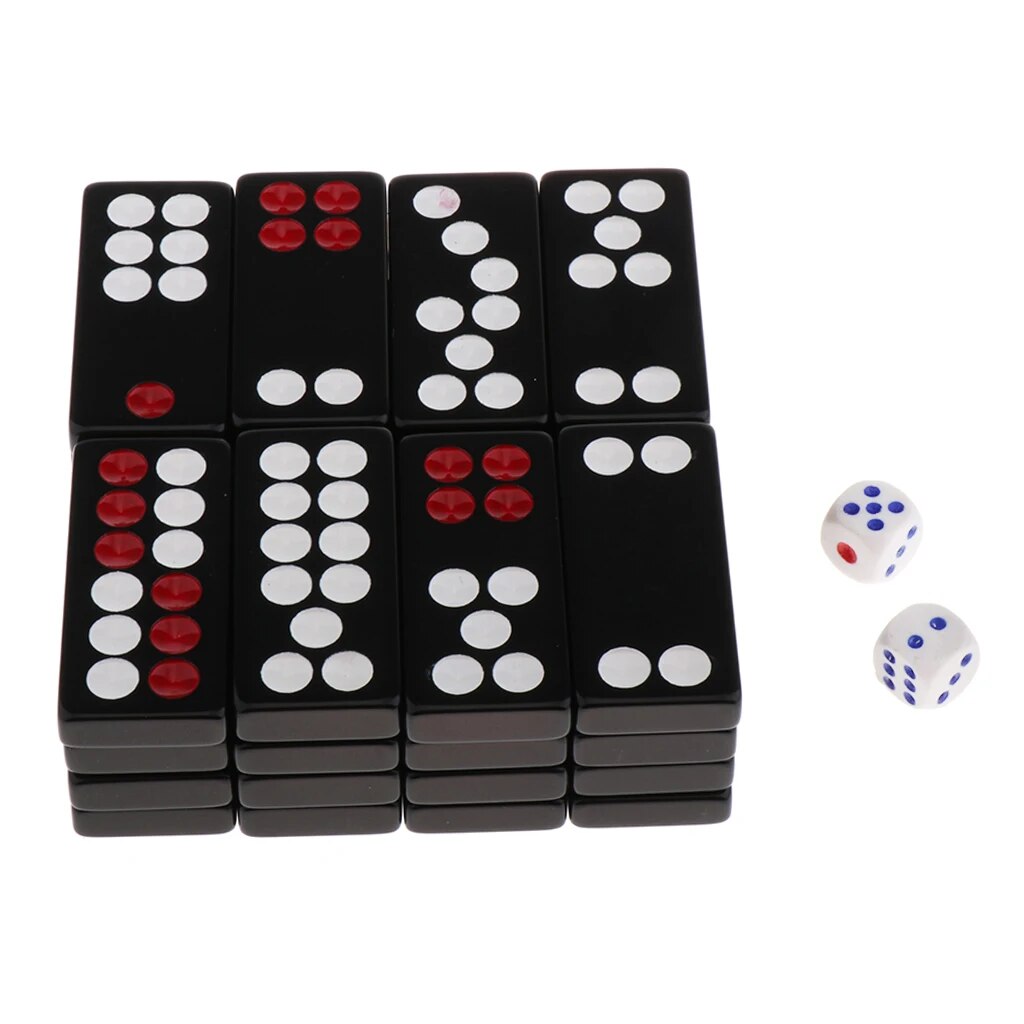 32Pcs Traditional Chinese Pai Gow Paigow Tile Set Casino Game For Family Play