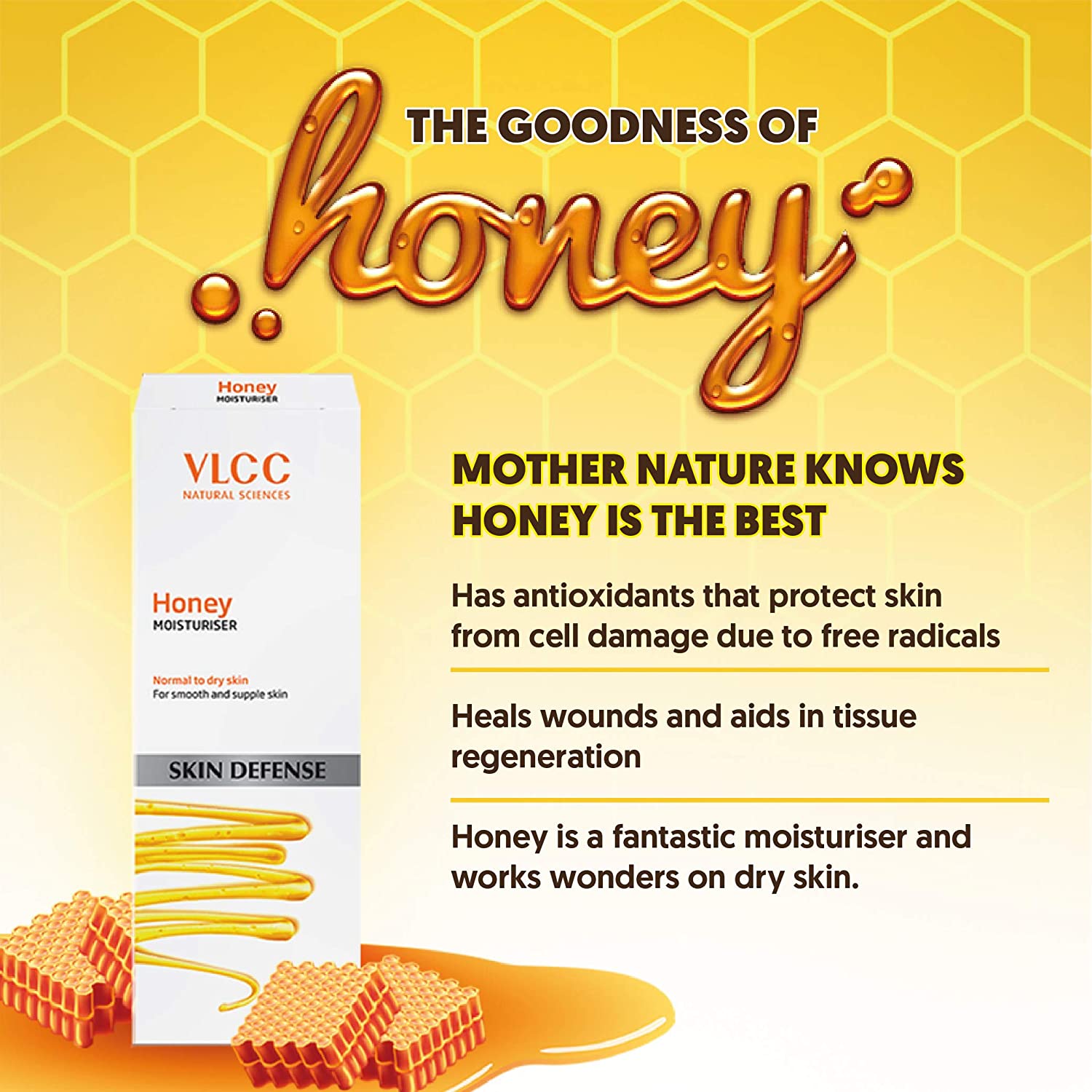 VLCC Natural Sciences Skin Defense Honey Moisturiser 100ml Lazada