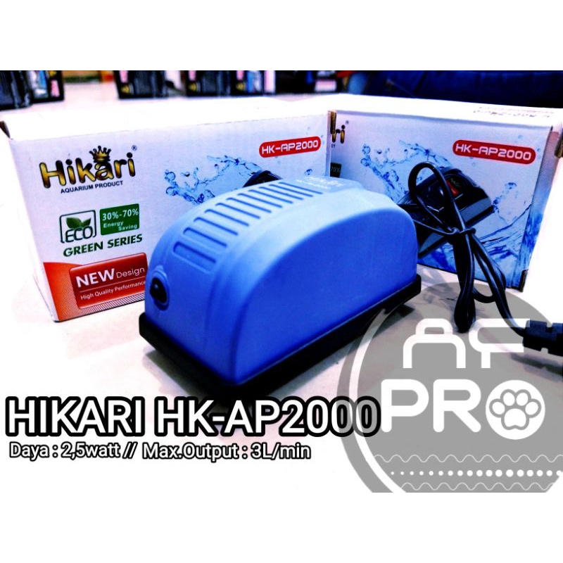 Pompa Udara Airpump Aerator HIKARI HK AP 2000
