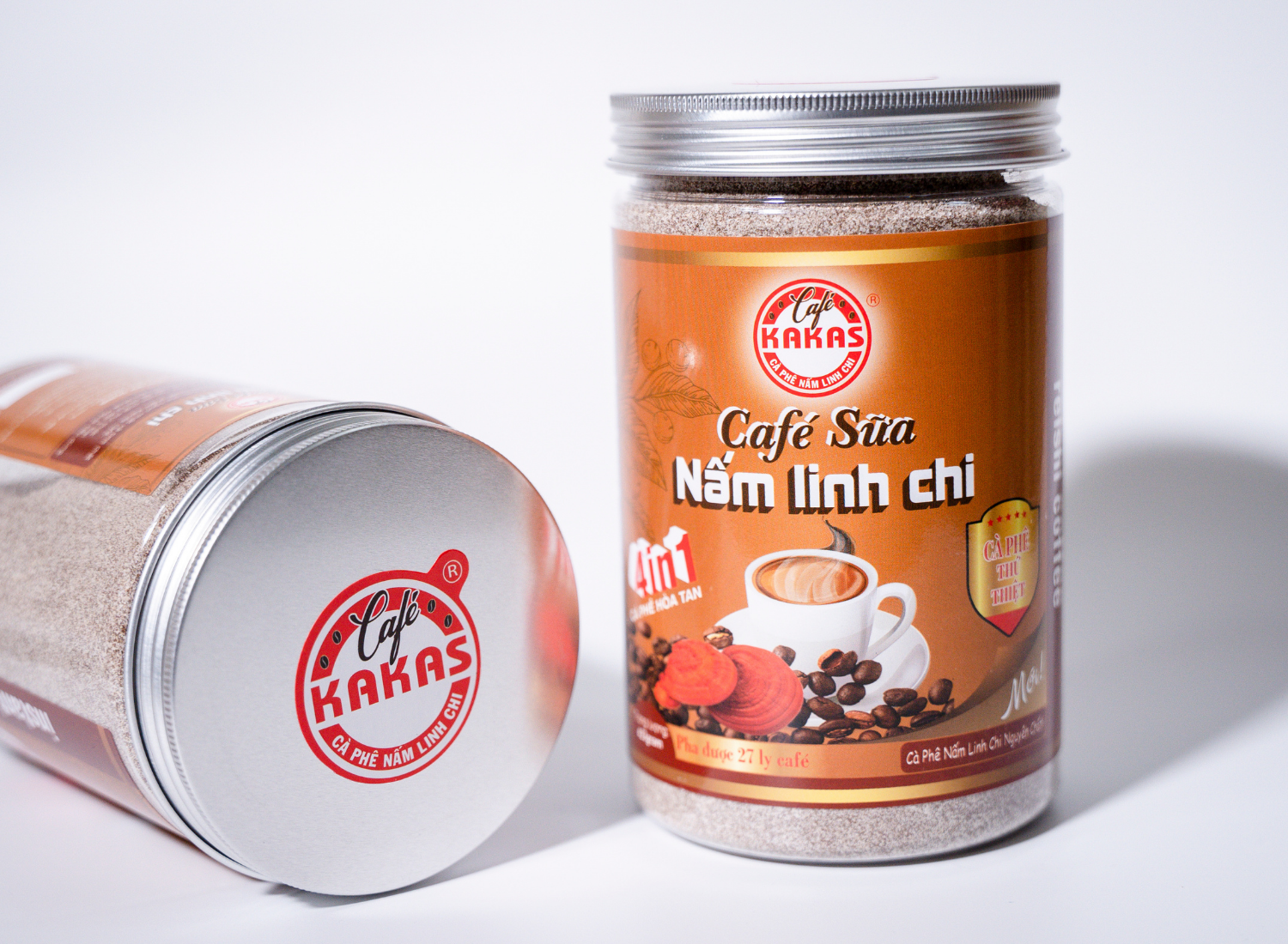 Bộ combo 2 hộp Cà Phê Nấm Linh Chi 4in1