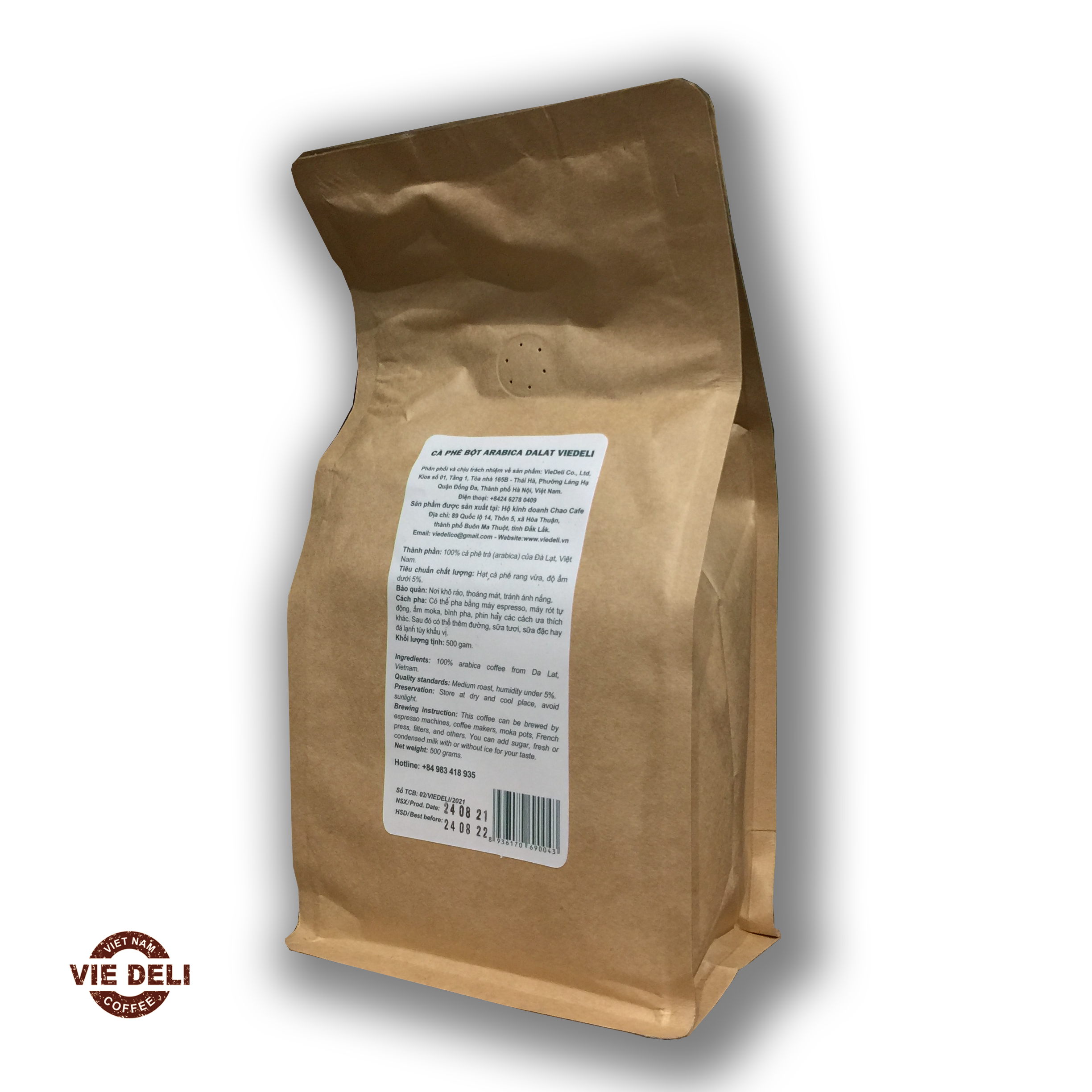 Cà phê bột arabica đà lạt đặc biệt, 100% nguyên chất vùng cầu đất, việt nam - ảnh sản phẩm 2