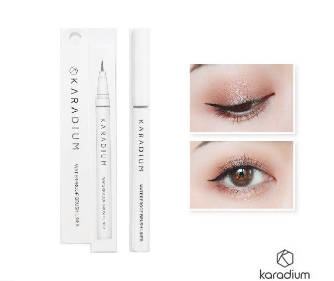 Kẻ mắt nước Karadium Waterproof Brush Liner Black