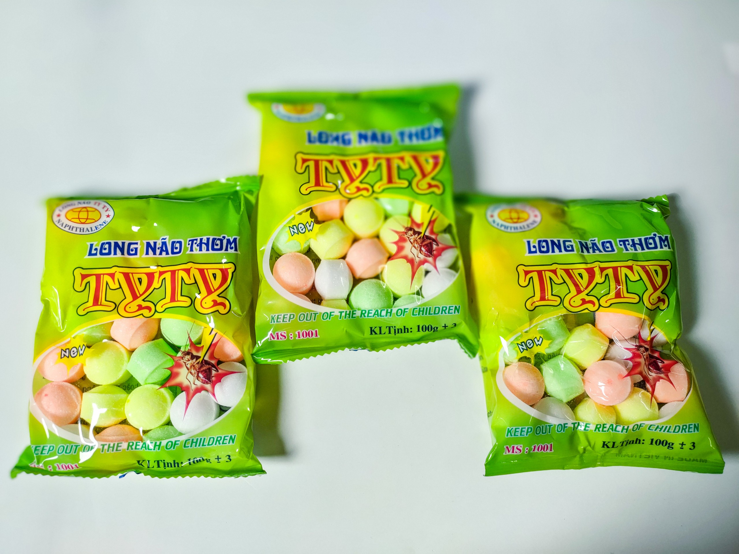 Long não thơm TyTy 100g ( Trắng, Màu )