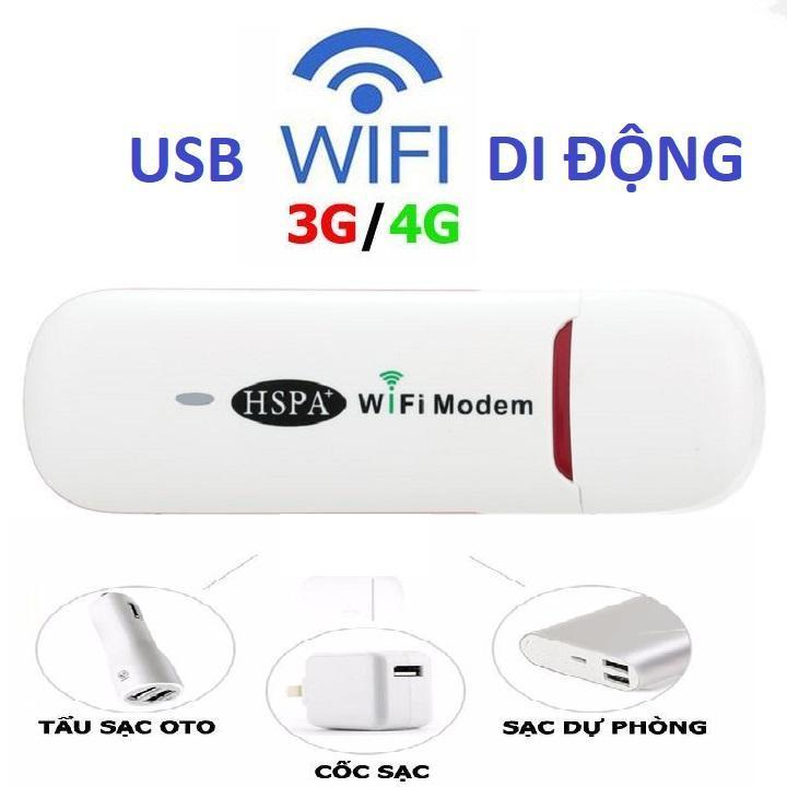 Usb Phát WifI HSPA Từ Sim 3G/4G Tốc Độ Cao - Dcom thế hệ mới