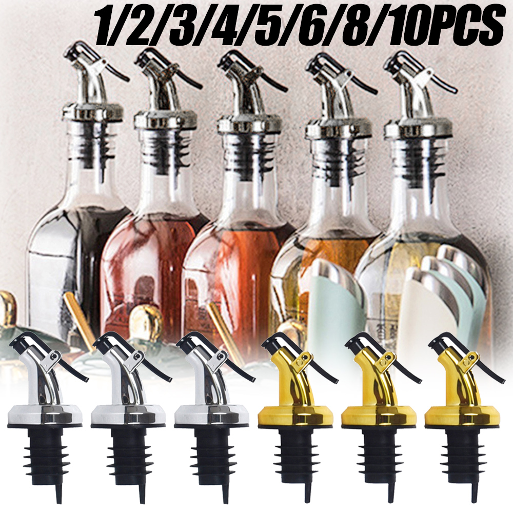 1-10pcs Creative Leak Proof Soy Sauce Spout Red Dispenser Anti-Drip Bottle Sper Vinegar Bottle Sper