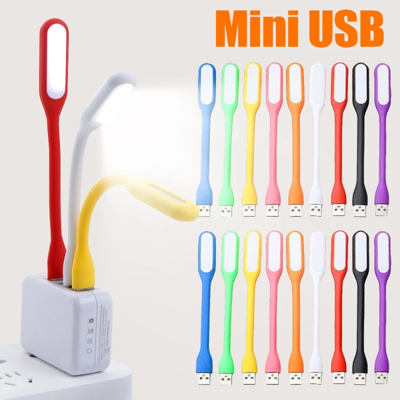 Đèn LED Mini cơ động giao diện USB trên bàn ban đêm ánh sáng nhà sạc dự phòng máy tính xách tay máy tính xách tay linh hoạt đèn bảo vệ mắt