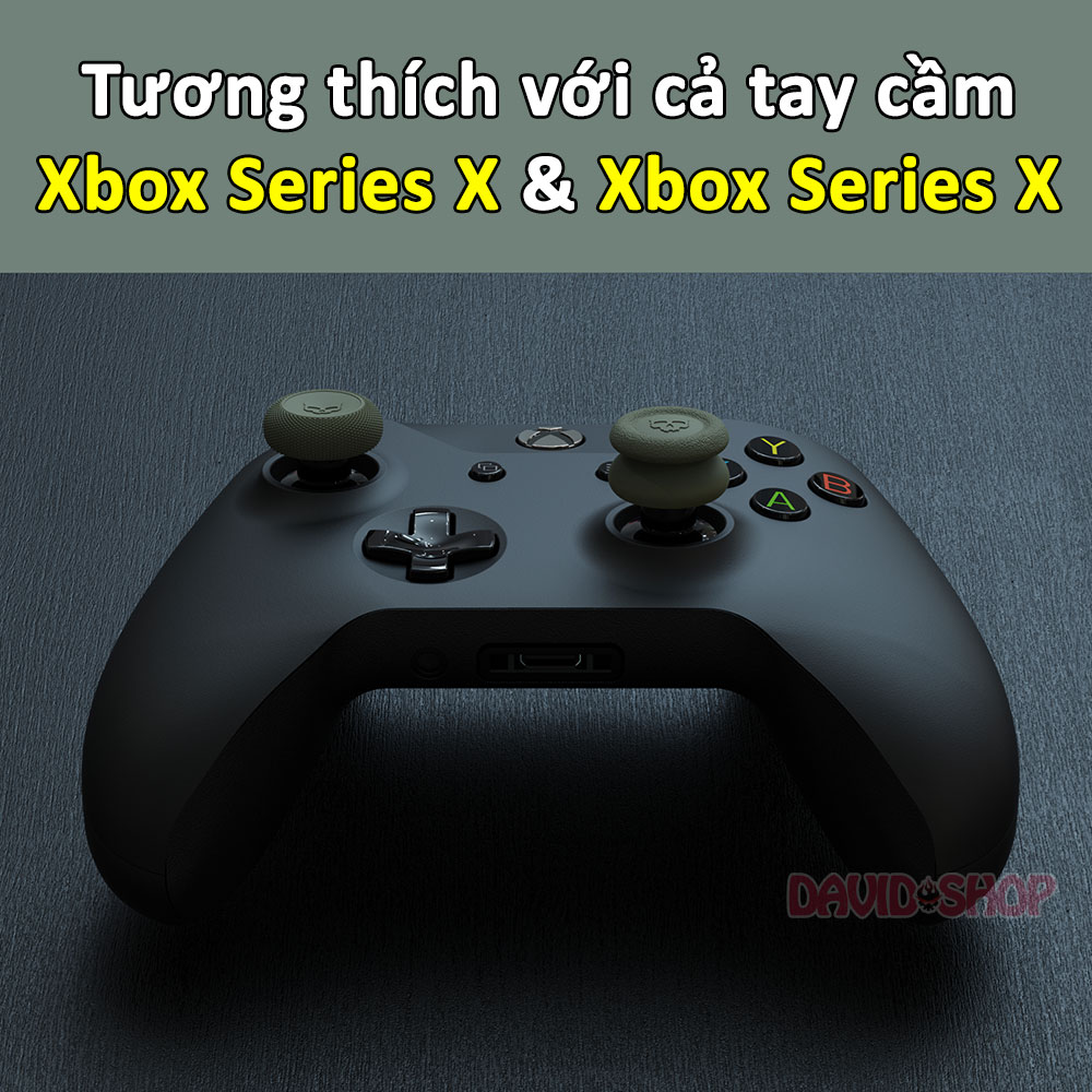 [HCM]Núm bọc Thumb Grip Set hãng Skull & Co cho analog Pro Controller / DualShock 4 / DualSense / Xbox One / Xbox Series