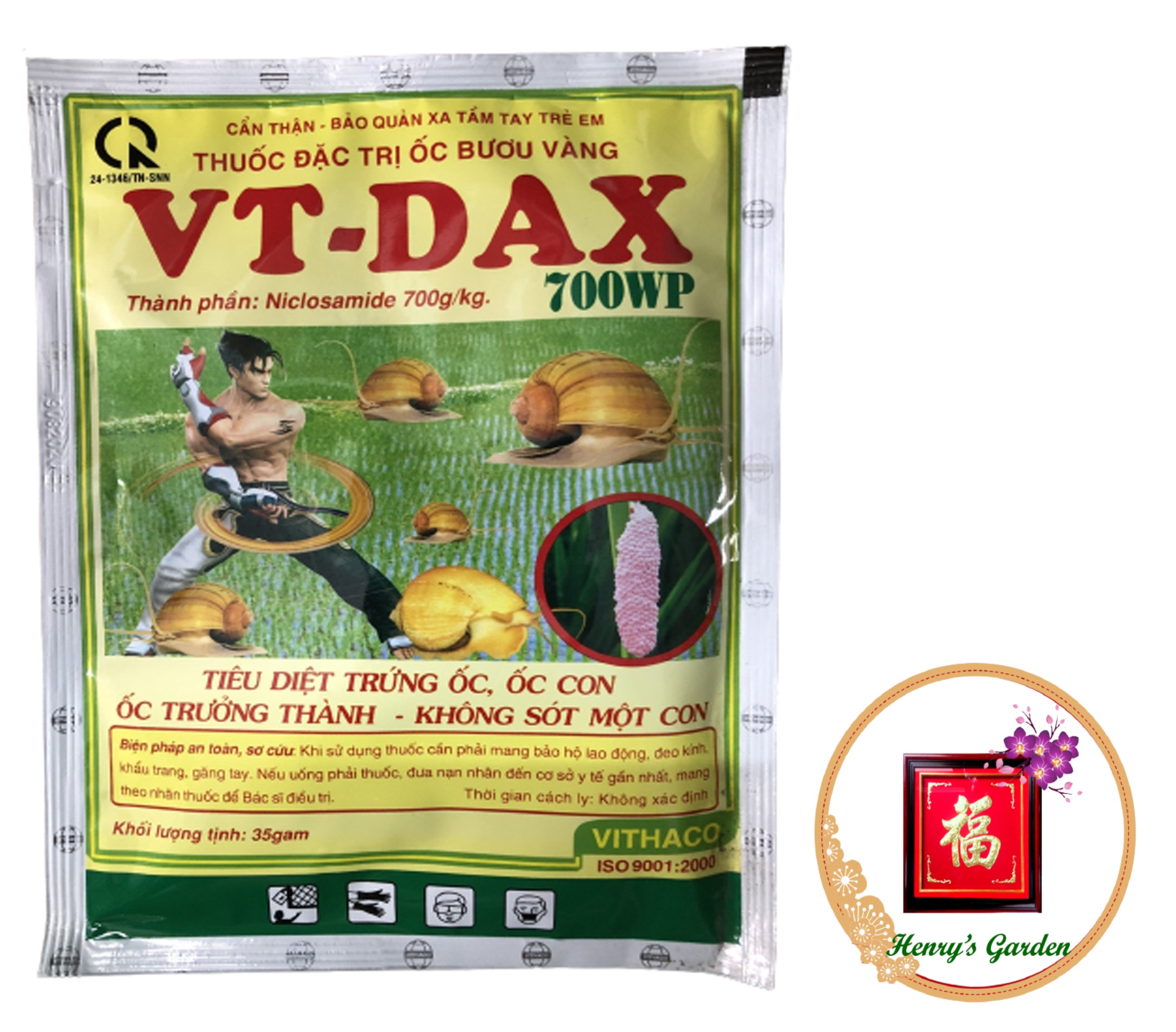 Thuốc Trừ Ốc Bưu Vàng VT-Dax 700WP - #148B# 35g