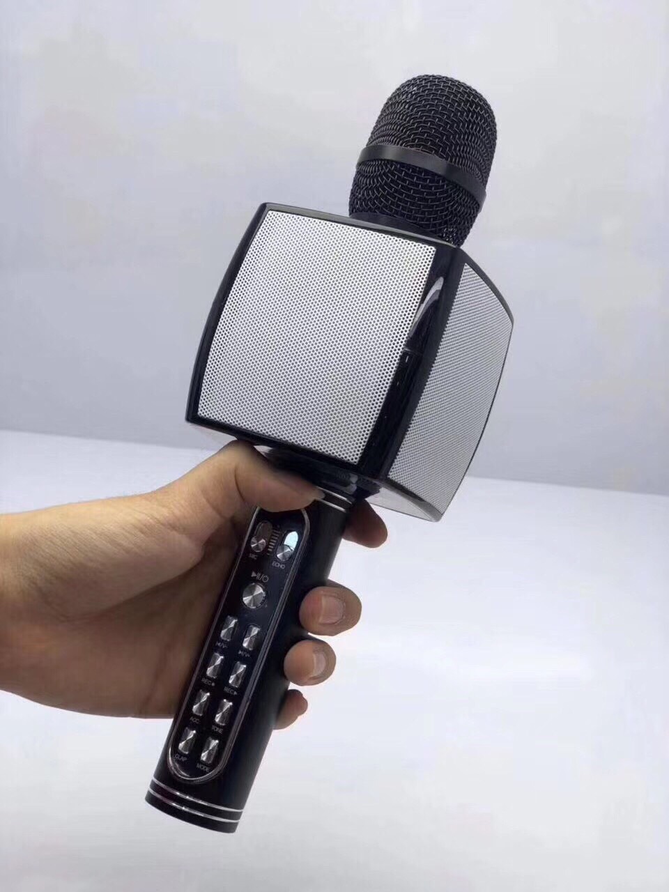 [Micro karaoke] Mic Hát bluetooth - Micro Karaoke Bluetooth YS-91_Micro Karaoke Bluetooth Không Dây , Mic YS91 Bluetooth , Míc Karaoke Gia Đình , Micro Hát Karaoke Cực Hay YS-91 3 in1 , Tích Hợp Loa Bluetooth , Âm Thanh Cực Đỉnh. BH 12T